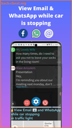 Automatic message reading and  screenshot