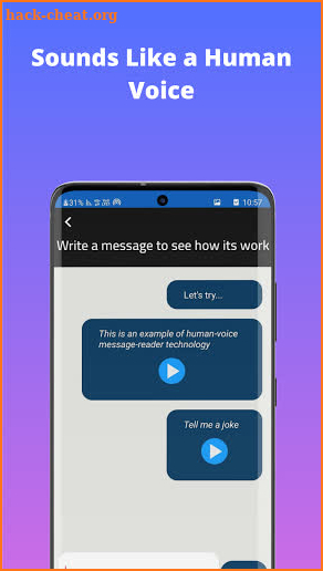 Automatic message reading and  screenshot