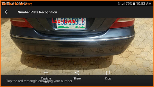 Automatic Number Plate Recognition App screenshot