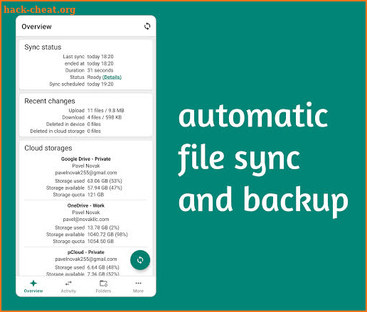 Autosync - File Sync & Backup screenshot