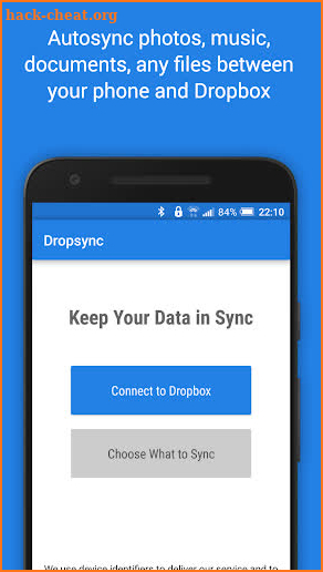 Autosync for Dropbox - Dropsync screenshot