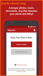 Autosync MEGA - MegaSync screenshot