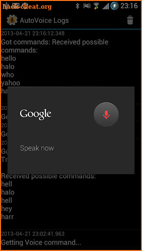 AutoVoice screenshot