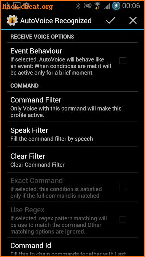 AutoVoice screenshot