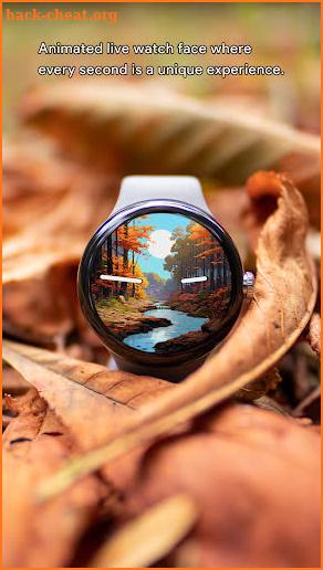 Autumn Creek Watch Face screenshot