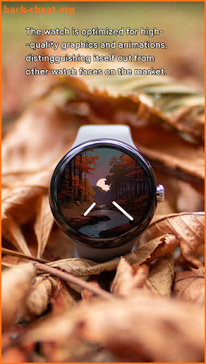 Autumn Creek Watch Face screenshot