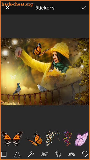 Autumn Frames for Pictures: Fall Wallpaper Maker screenshot