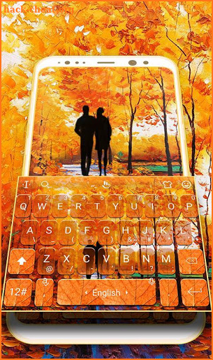 Autumn Scenery Keyboard Theme screenshot