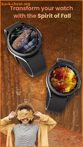 Autumn Watchface: Forest Scene screenshot