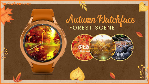 Autumn Watchface: Forest Scene screenshot