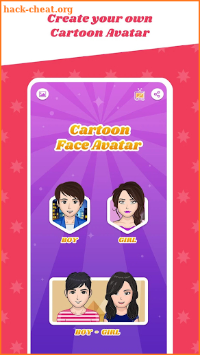 Avatar Maker Cartoon Character screenshot