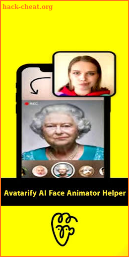Avatarify Face Animator Hints screenshot