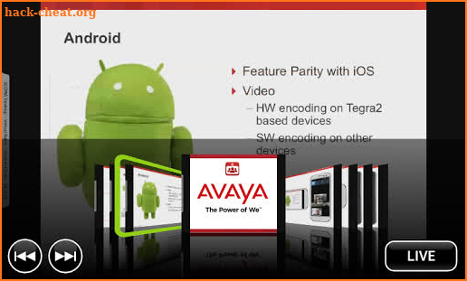 Avaya Scopia Mobile screenshot