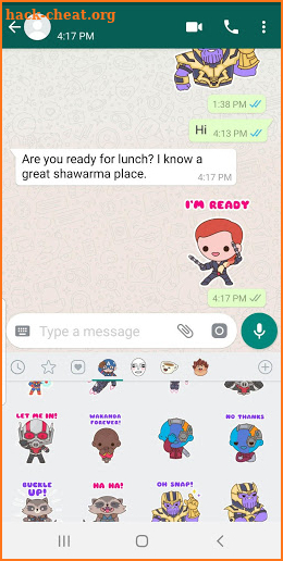 Avengers: Endgame Stickers screenshot