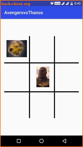 Avengers Endgame Tic Tac Toe screenshot