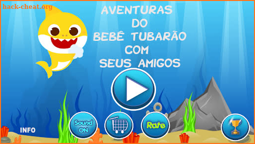 Aventuras do BeBê tubarão com seus amigos! screenshot