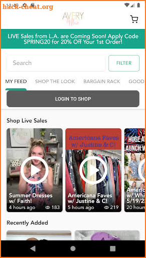 Avery Mae Boutique screenshot