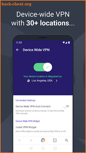 AVG Browser: Fast Browser + VPN & Ad Block (Beta) screenshot