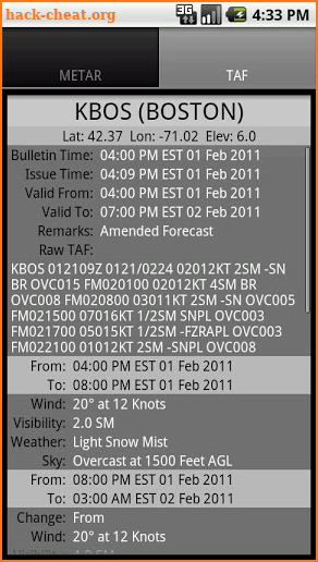 Aviation Weather - GADSoftware screenshot