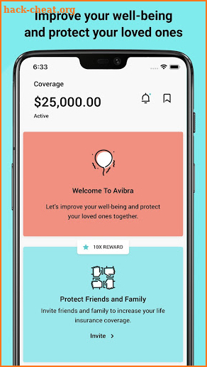 Avibra - Lifestyle & Insurance screenshot