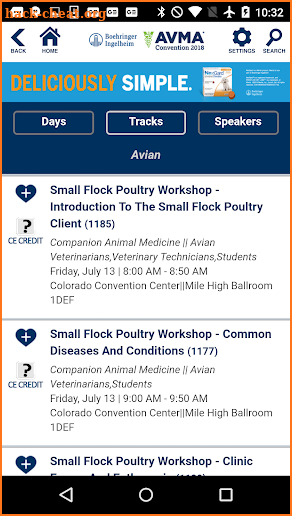 AVMA Convention 2018 screenshot