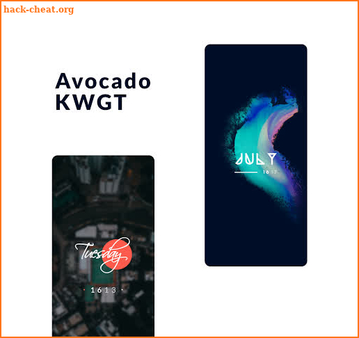 Avocado KWGT screenshot