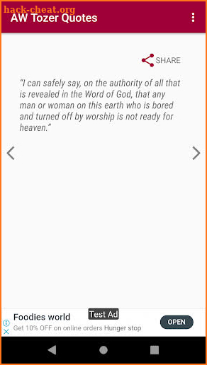 A.W. Tozer Quotes screenshot