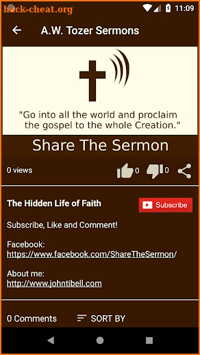 A.W. Tozer Sermons screenshot