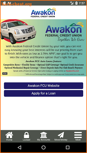 Awakon Federal Credit Union screenshot