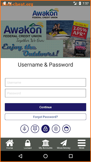 Awakon Federal Credit Union screenshot