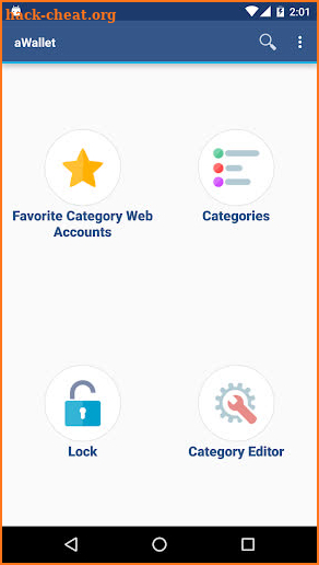 aWallet Password Manager screenshot