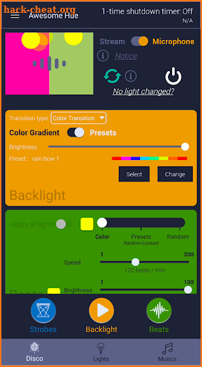 Awesome Hue (BETA) - #1 hue music controller screenshot