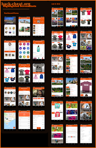 Awesome Material ( Material Design UI Template ) screenshot