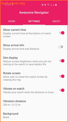 Awesome Navigator: Map navigation for Samsung gear screenshot