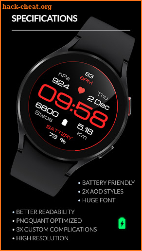 Awf Active [xV] - watch face screenshot