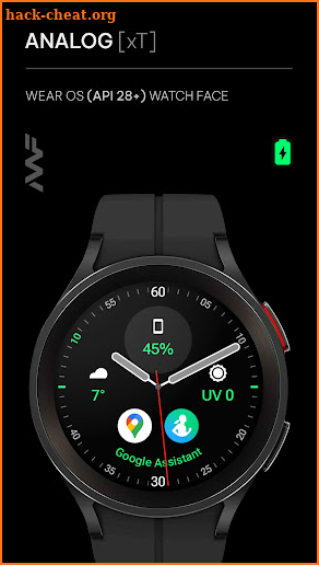 Awf Analog [xT] - watch face screenshot