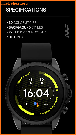 Awf Athlete 1 - watch face screenshot