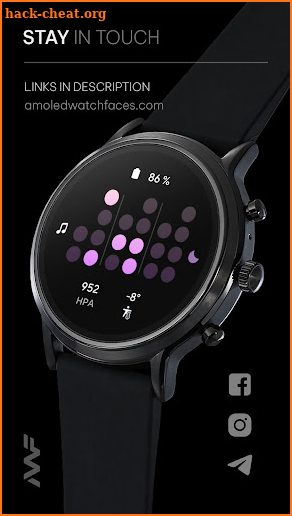 Awf Binary - watch face screenshot