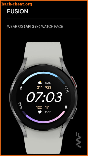 Awf Fusion - watch face screenshot