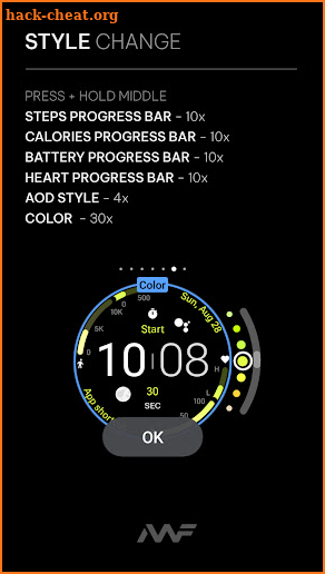 Awf Health Face 2 - Wear OS screenshot