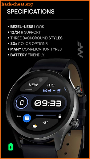 Awf Hive - watch face screenshot