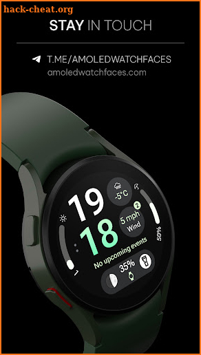 Awf InfoBlock: Wear OS face screenshot