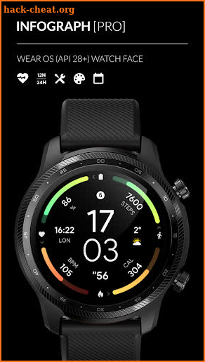 Awf Infograph - watch face screenshot