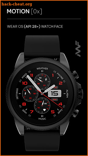 Awf Motion [0x] - watch face screenshot