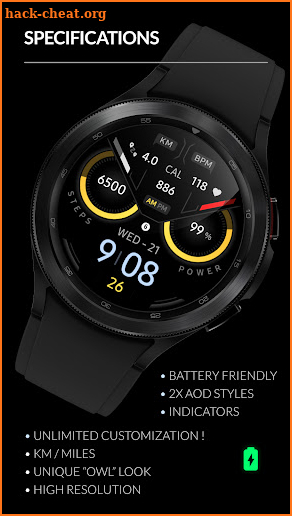 Awf Owly - watch face screenshot