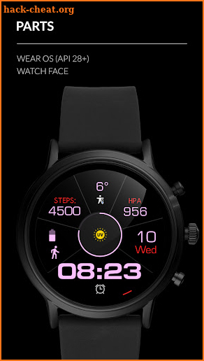 Awf Parts - watch face screenshot