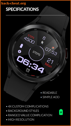 Awf Parts - watch face screenshot