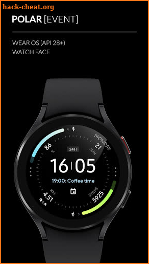 AWF Polar [Event] - watch face screenshot