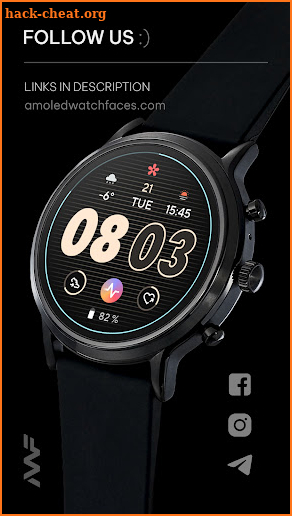 Awf RUN 3 - watch face screenshot