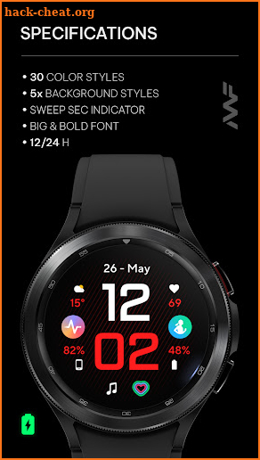 Awf Sport [B] - watch face screenshot